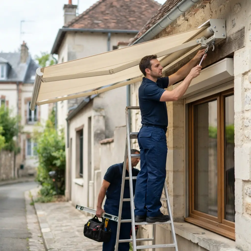 Actions à prendre en cas de volet roulant bloqué à Pontoise