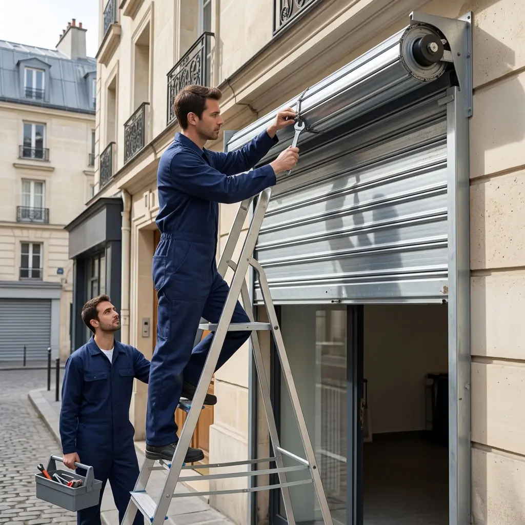 Comment se déroule le remplacement d'un tablier de volet roulant à Paris 10e ?