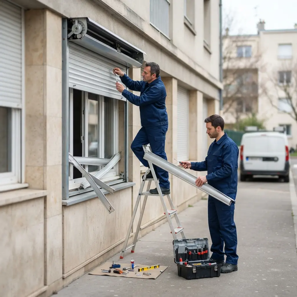 Comment réagir face à un volet roulant bloqué à Bobigny ?