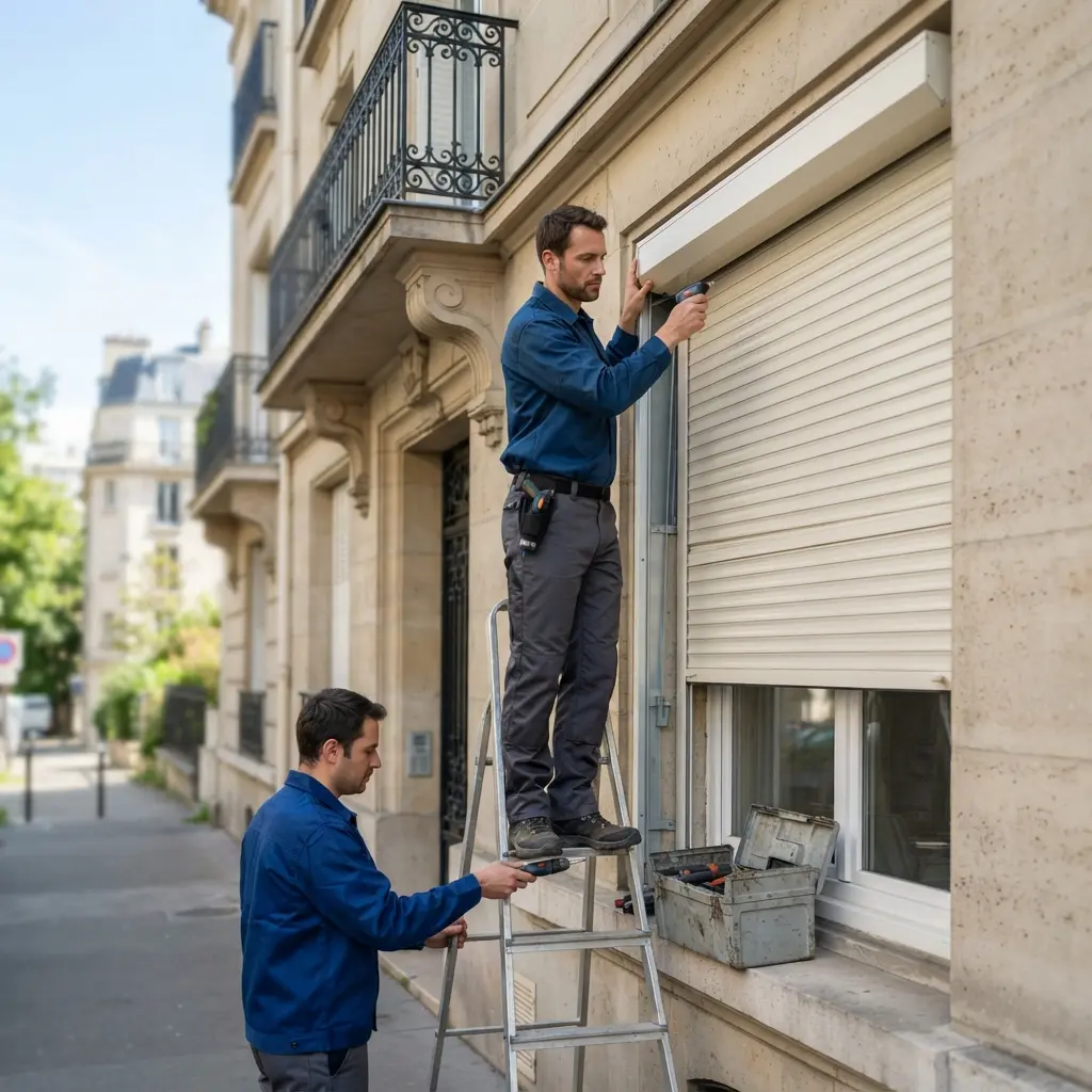 Notre méthode d’intervention sur tablier de volet roulant à Montreuil