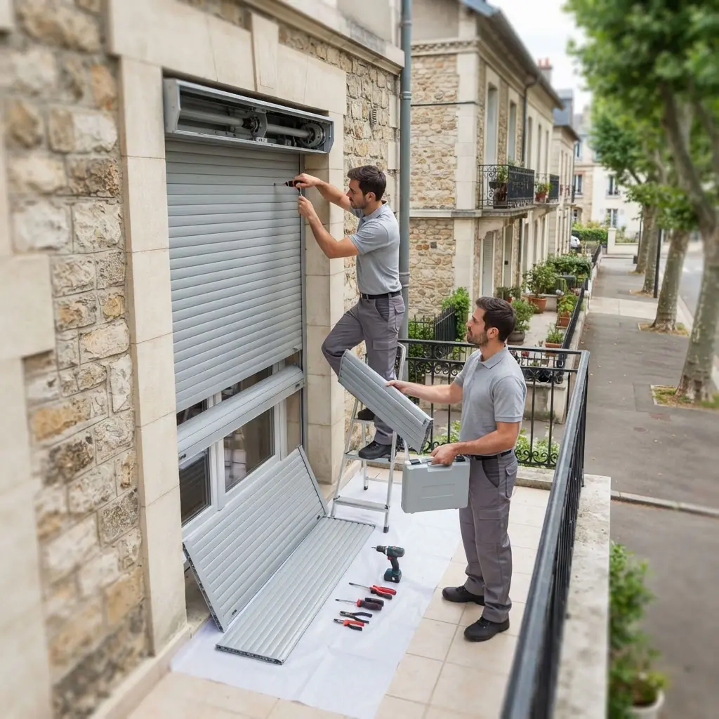 Notre démarche de réparation de volet roulant