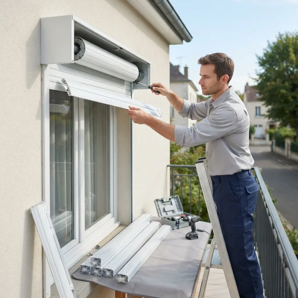 Tablier de volet roulant Louvres (95380)