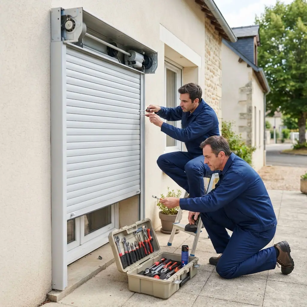 Notre approche technique pour un volet roulant bloqué à Montargis