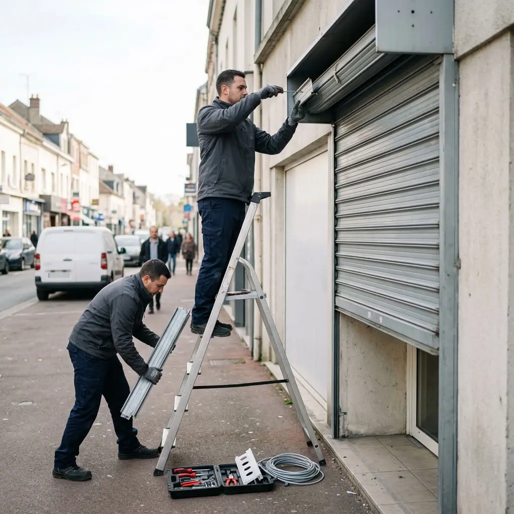 Volet roulant bloqué Creil (60100)