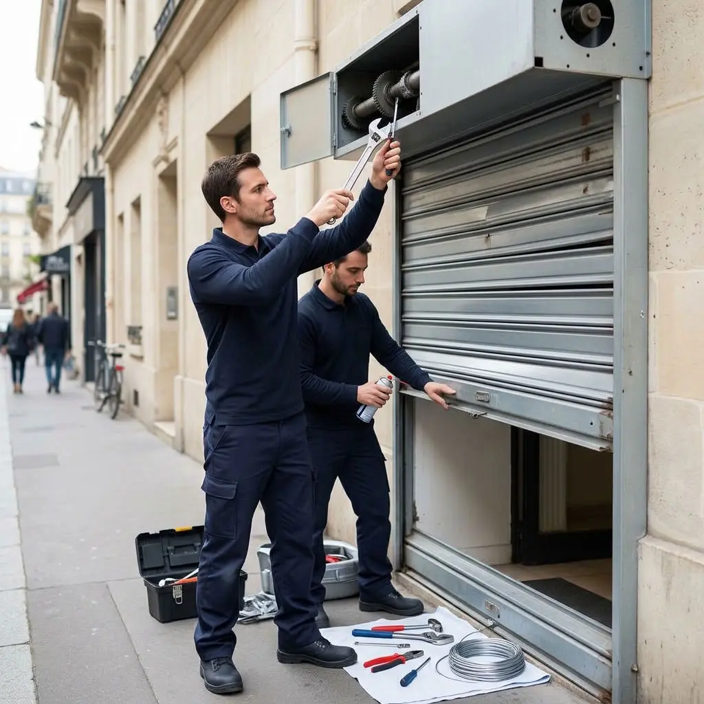 Volet roulant bloqué Paris 3 (75003)