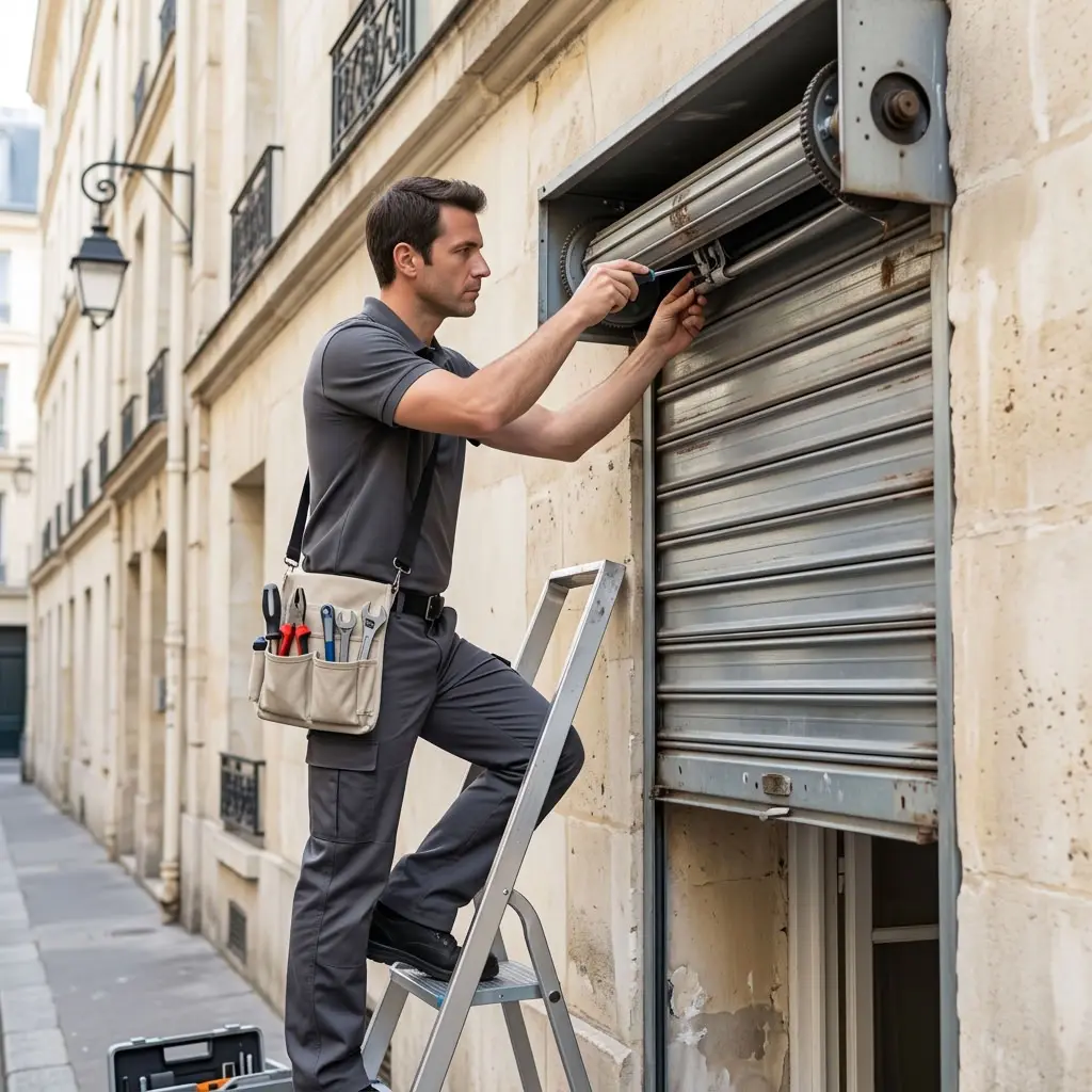 Choisissez l’expert en volet roulant bloqué à Paris 5