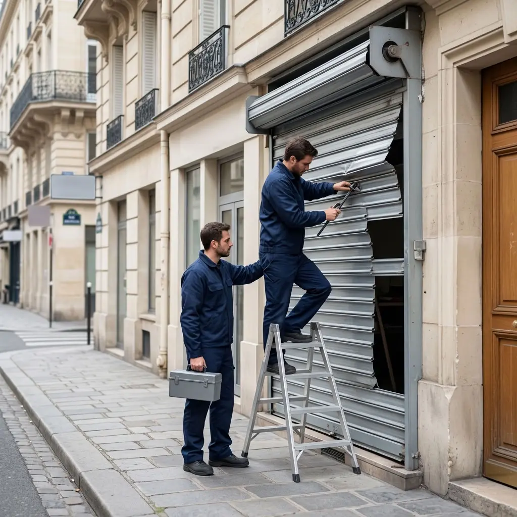 Volet roulant bloqué Paris 7 (75007)