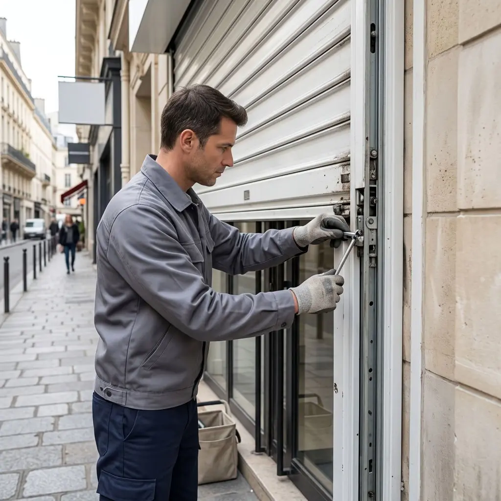 Vous êtes à Paris 8, votre volet est bloqué. Après notre intervention, vous retrouverez sécurité et confort rapidement.