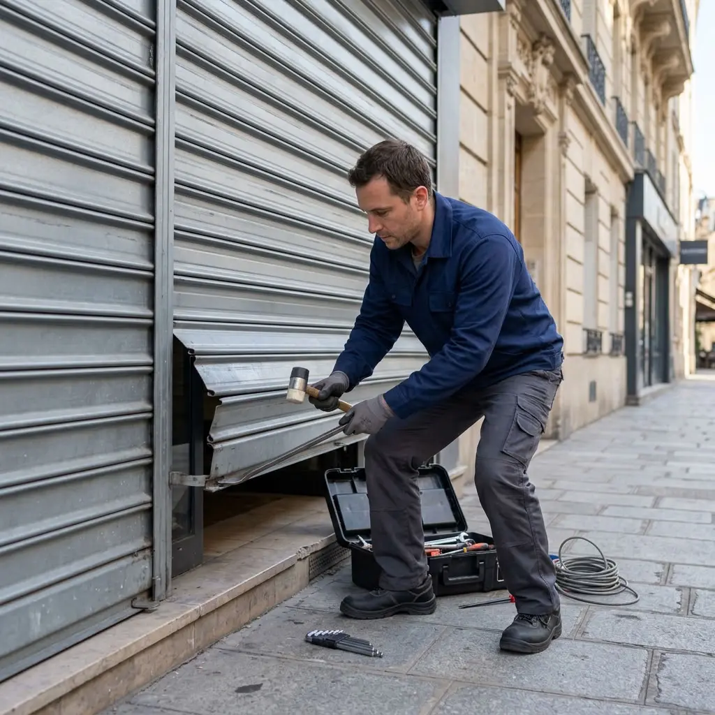 Expertise en volet roulant bloqué à Paris 10