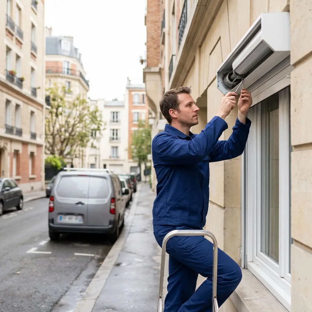 Bons réflexes lors d’un volet roulant bloqué à Paris 12
