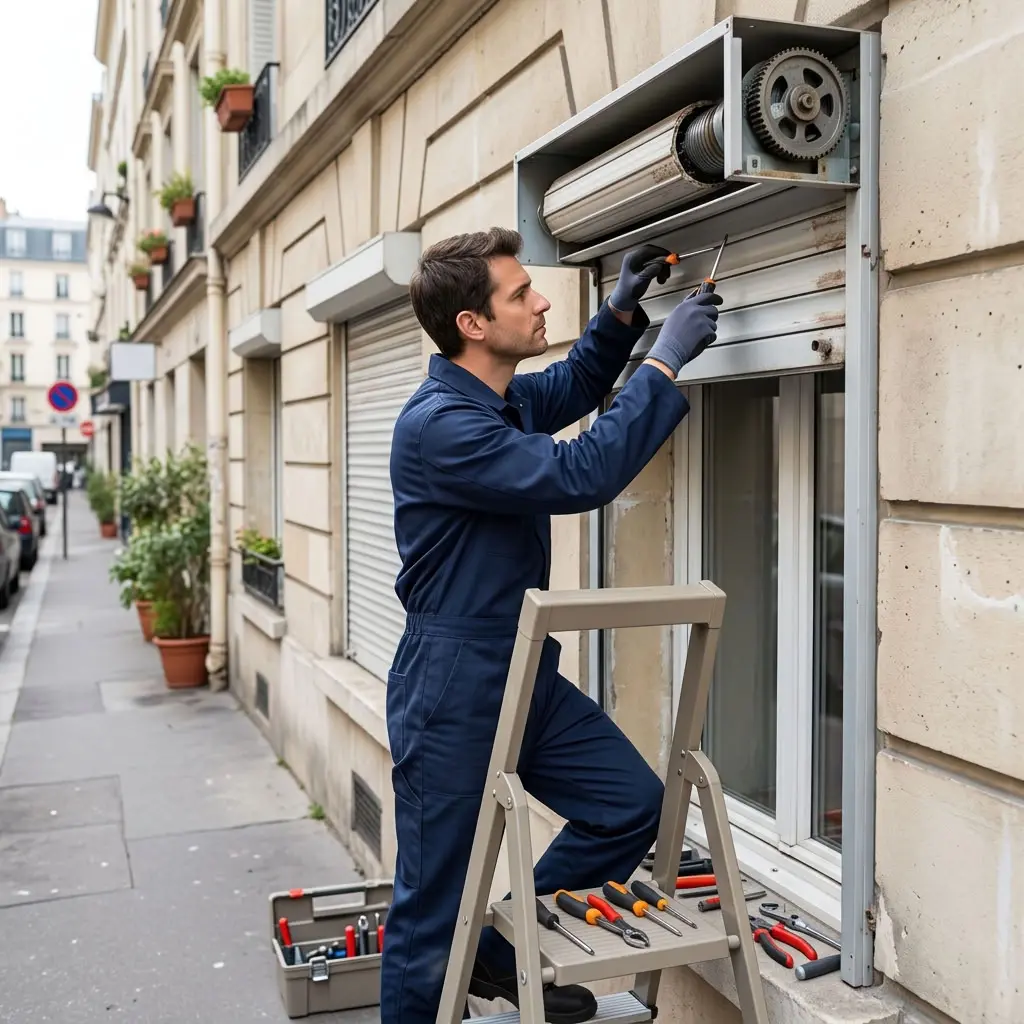 Volet roulant bloqué Paris 13 (75013)
