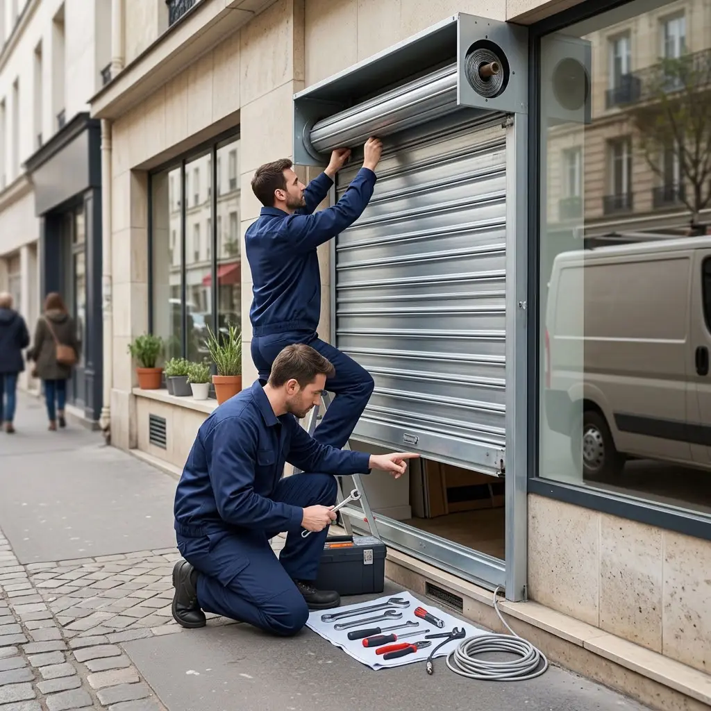 Pourquoi nous choisir pour un volet roulant bloqué à Paris 14