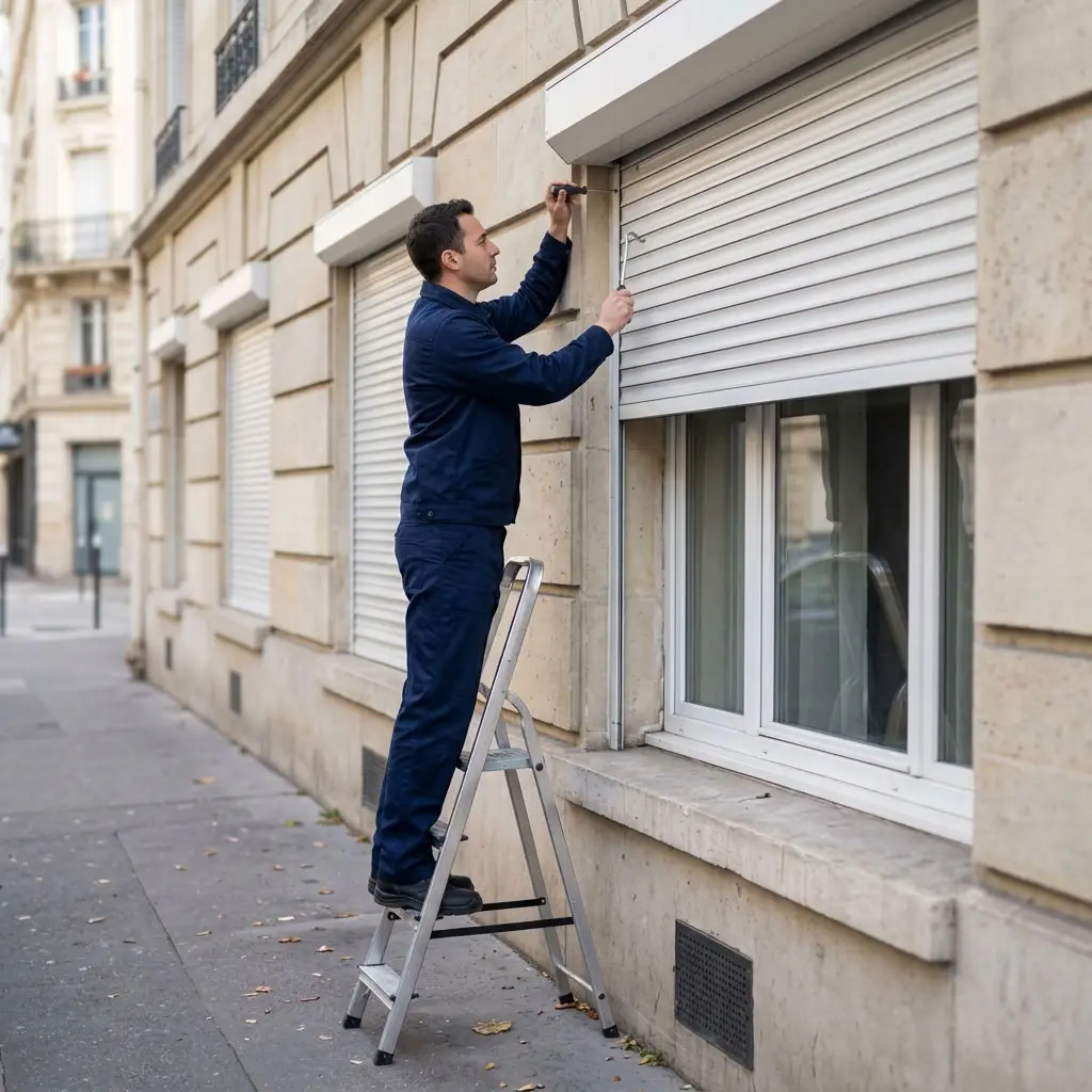 Volet roulant bloqué Paris 14 (75014)