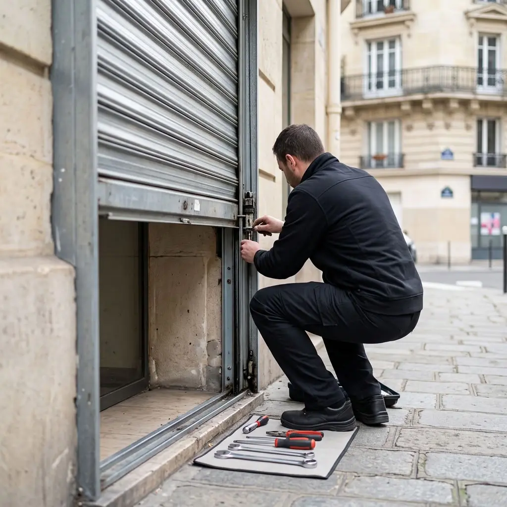 Notre méthode pour débloquer votre volet roulant à Paris 15 :