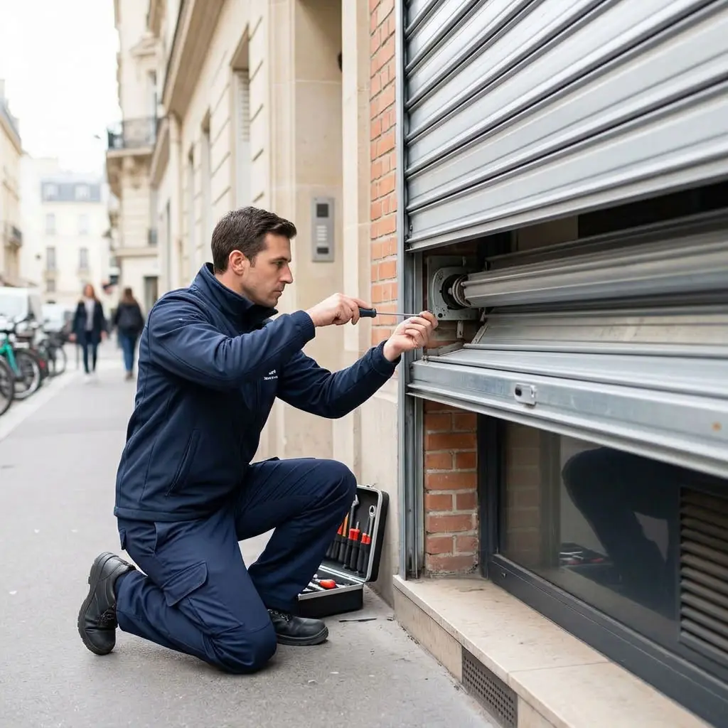 Volet roulant bloqué Paris 15 (75015)