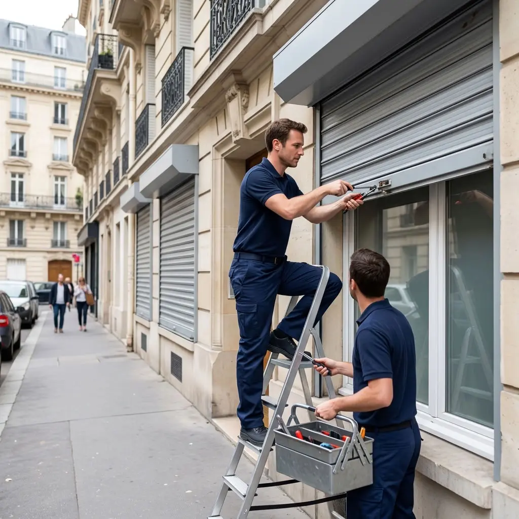 Pourquoi nous choisir pour un volet roulant bloqué à Paris 16