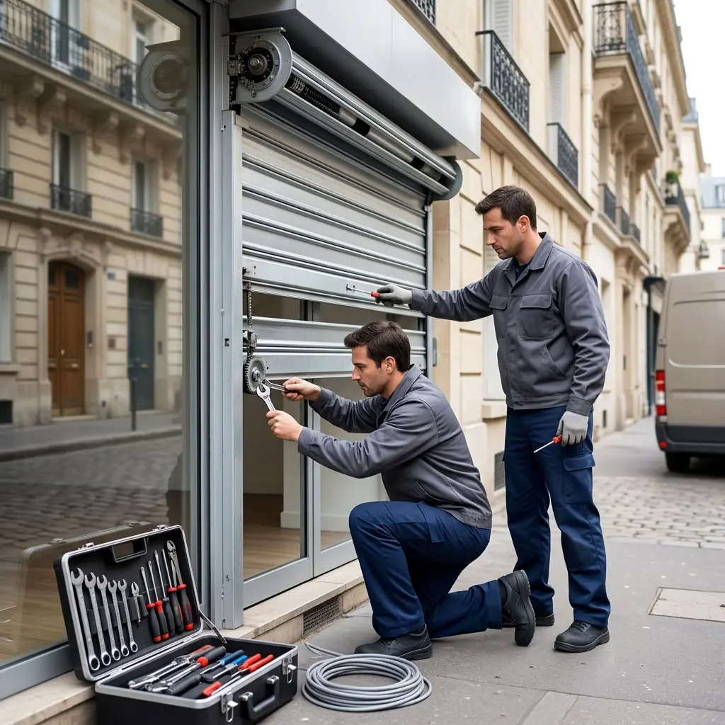 Volet roulant bloqué Paris 17 (75017)