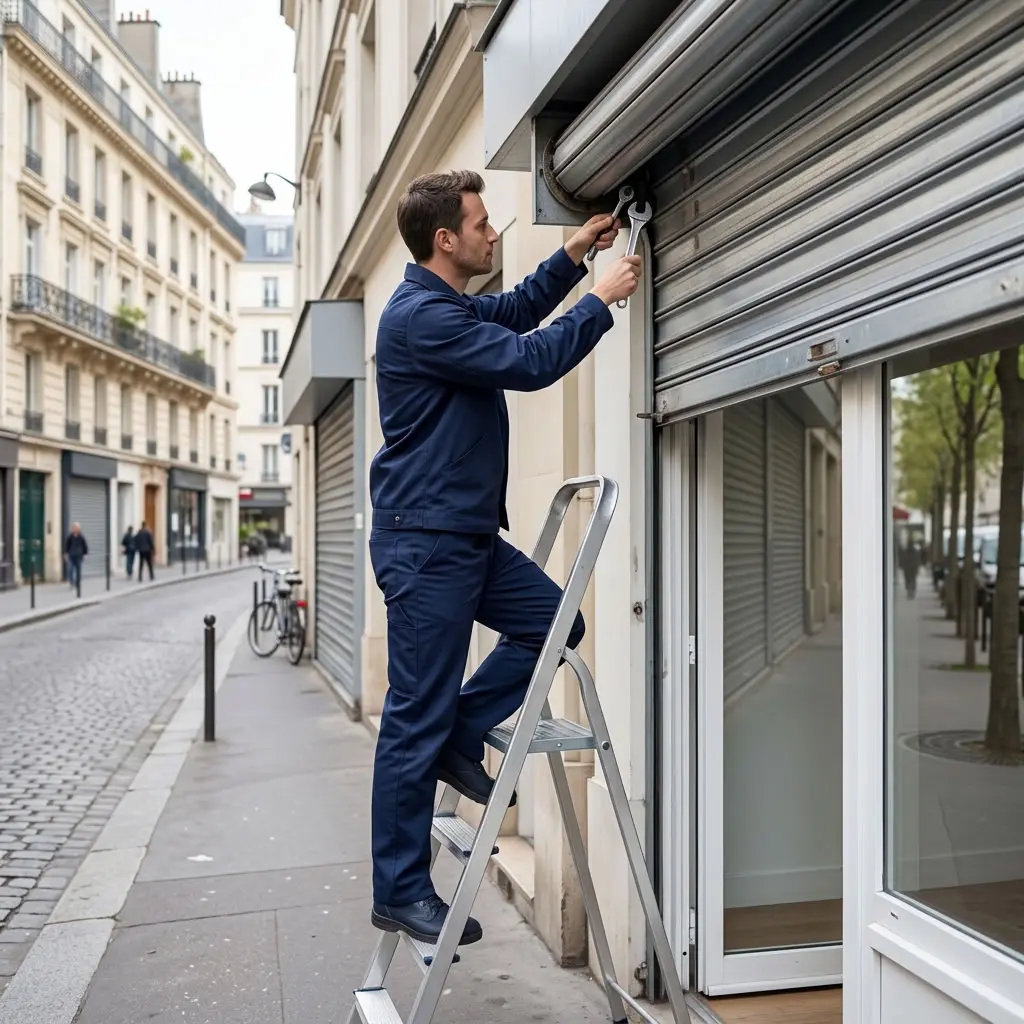 Volet roulant bloqué Paris 20 (75020)