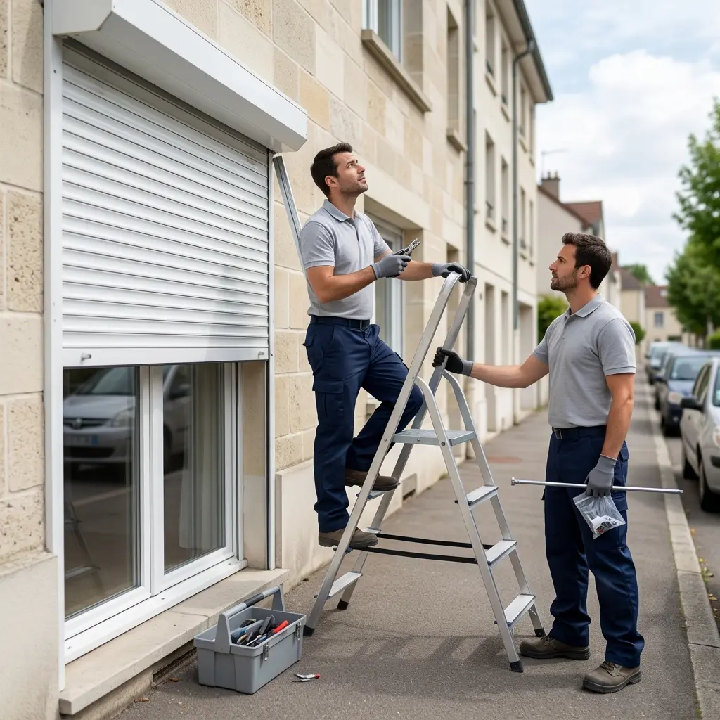 Volet roulant bloqué Vaux-le-Pénil (77000)