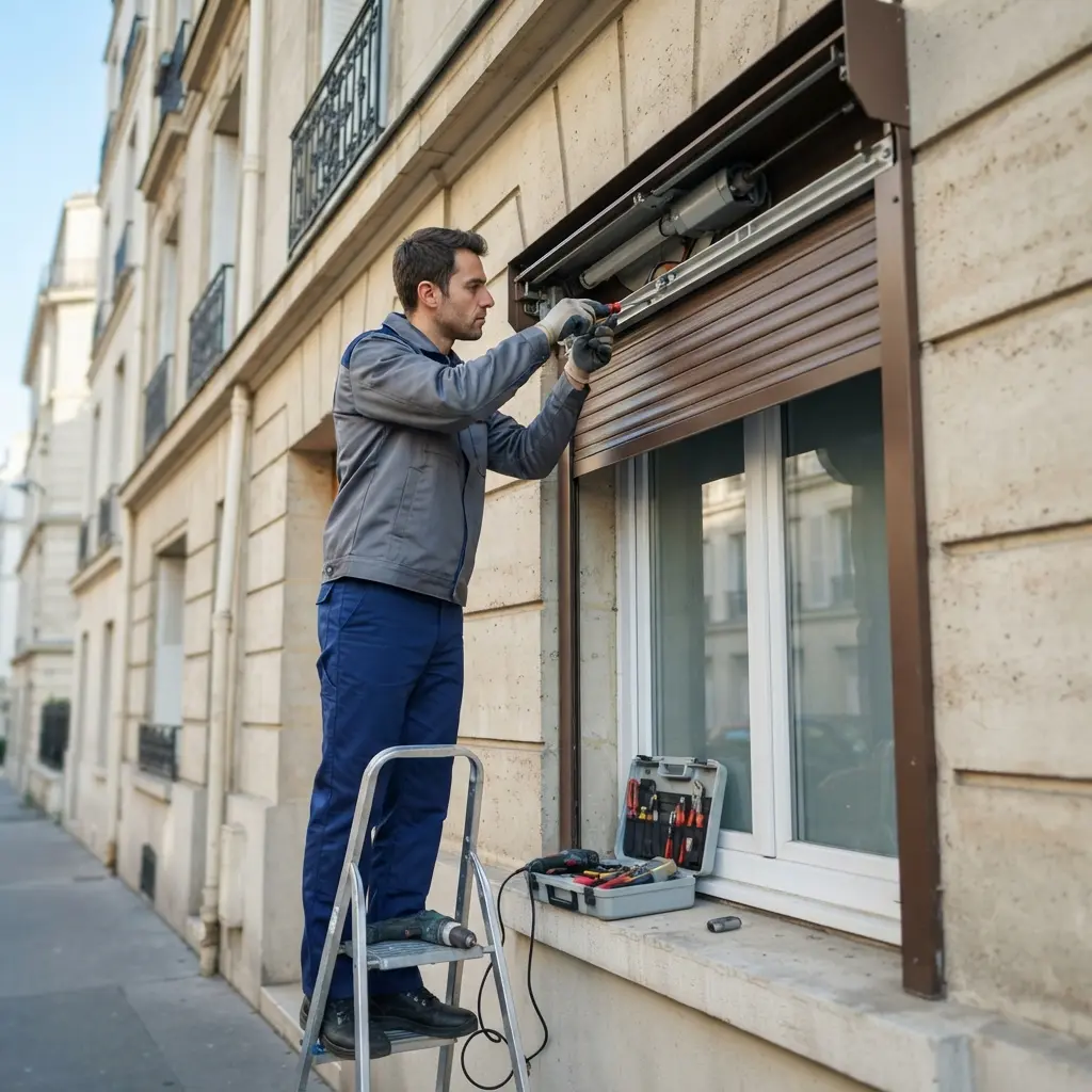 Bons réflexes à adopter en cas de volet roulant bloqué à Courbevoie