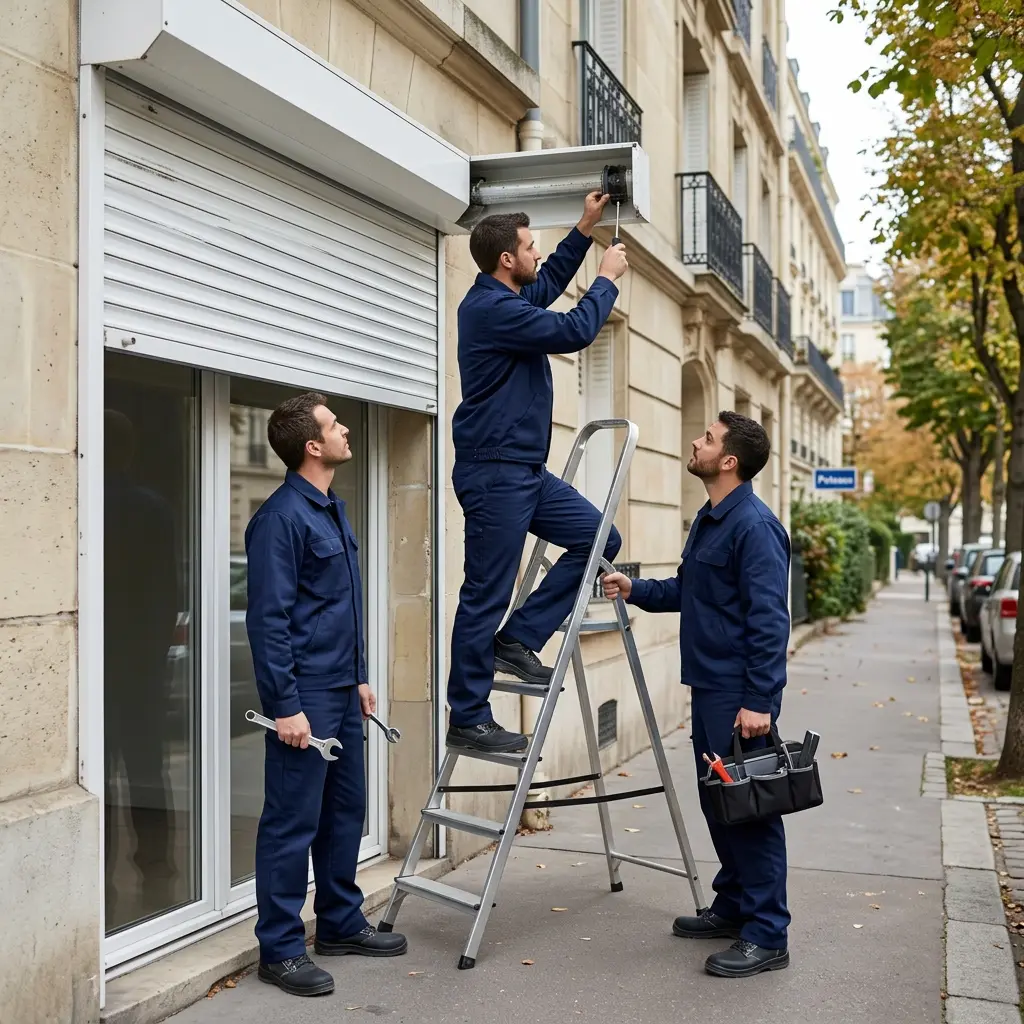 Confiance et sérénité après notre intervention sur votre volet roulant à Puteaux