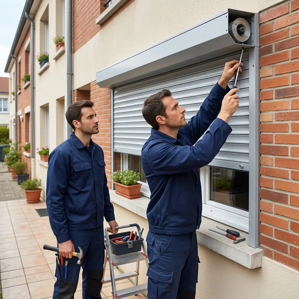 Volet roulant bloqué Courneuve (93120)