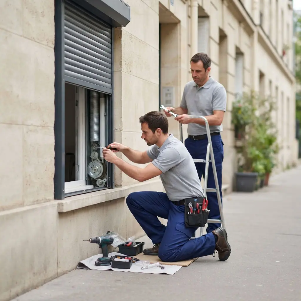 Volet roulant bloqué Aubervilliers (93300)
