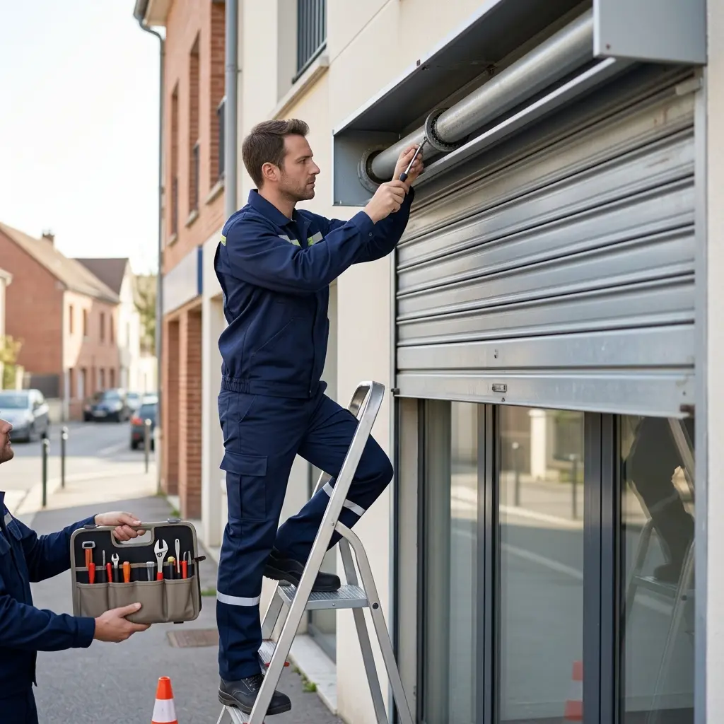 Volet roulant bloqué Cergy (95000)