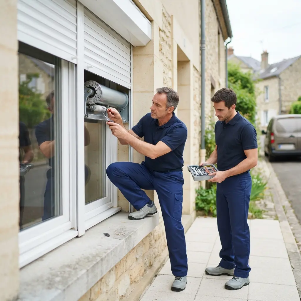 Volet roulant bloqué Pontoise (95300)