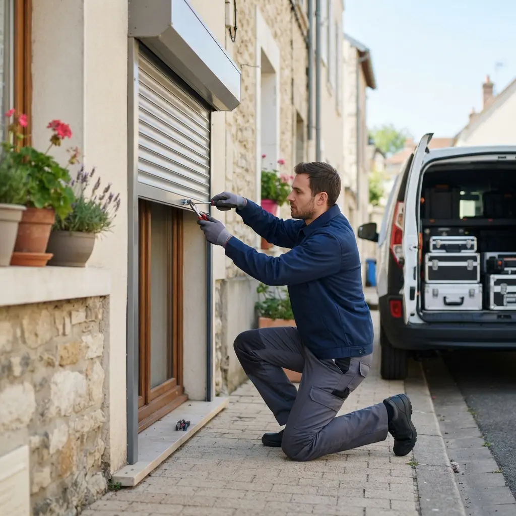 Bons réflexes à Louvres pour un volet roulant intact