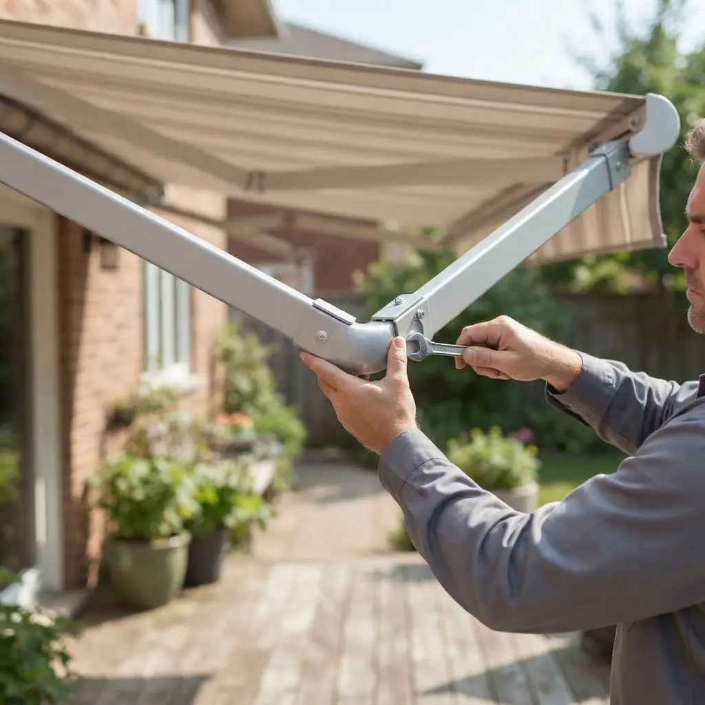 Store banne : les solutions pour stabiliser un bras articulé tordu