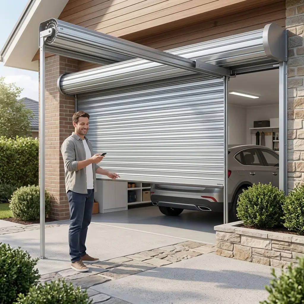 Motorisation de rideau métallique : quels avantages pour un garage